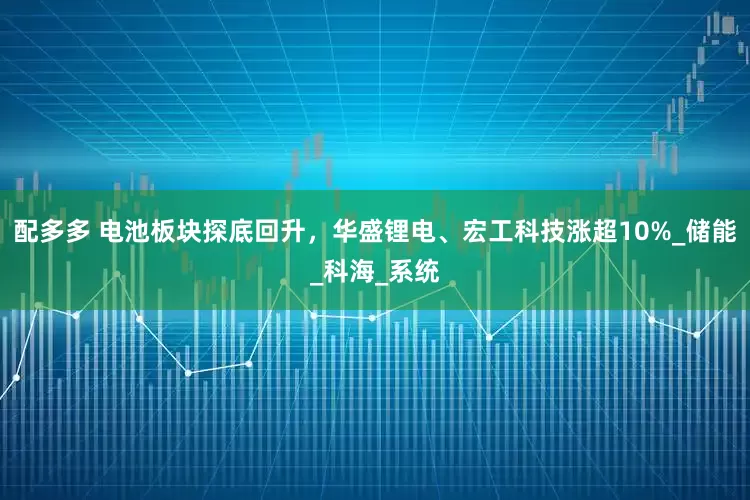 配多多 电池板块探底回升，华盛锂电、宏工科技涨超10%_储能_科海_系统